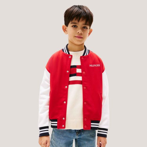 Jaqueta Colorblock Infantil Tommy Hilfiger