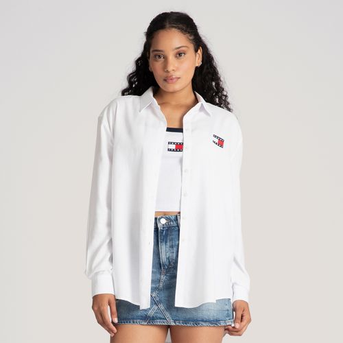Camisa Oversized Bandeira Tommy Jeans