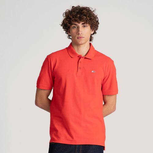 Polo Regular Piquê Duplo Tommy Jeans