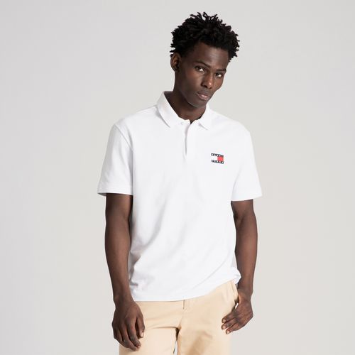 Polo Regular Bandeira Tommy Jeans