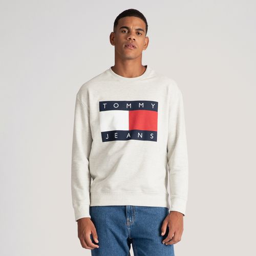 Moletom Relaxed Bandeira Tommy Jeans