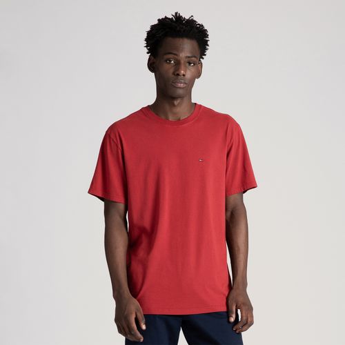 Camiseta Clássica Gola C Tommy Jeans