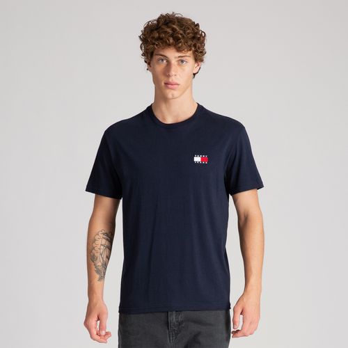 Camiseta Bandeira Bordada Tommy Jeans
