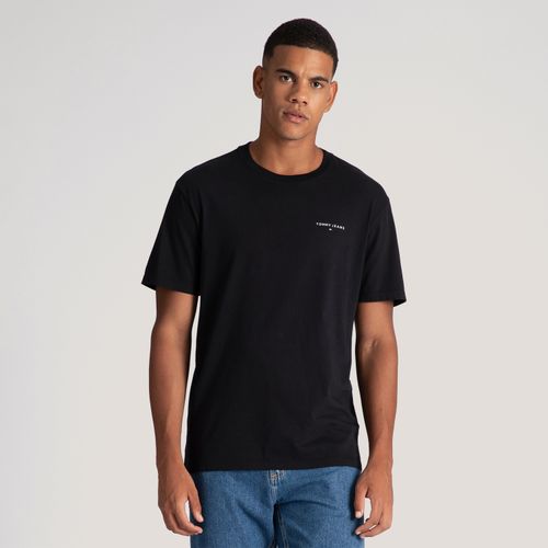 Camiseta Mini Logo Linear Tommy Jeans