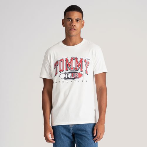 Camiseta Logo Assinatura Twist Tommy Jeans