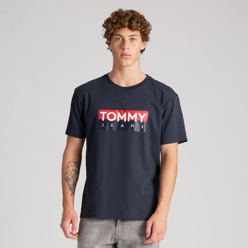 Camiseta Bandeira Logo Tommy Jeans