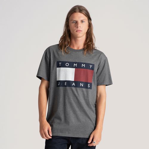 Camiseta Mescla Bandeira Tommy Jeans