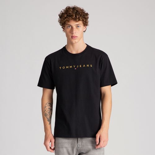 Camiseta Logo Linear Tommy Jeans
