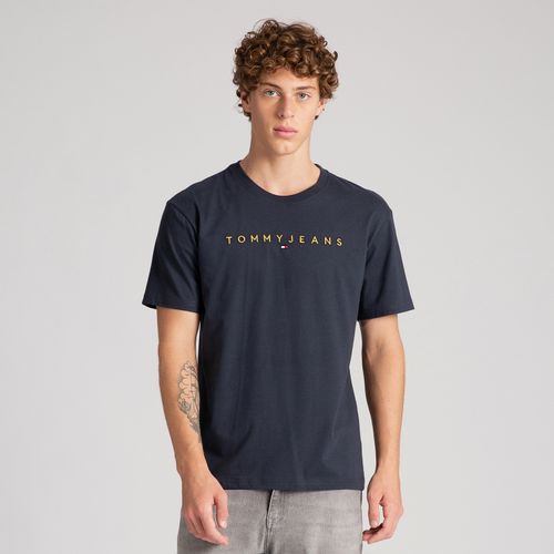 Camiseta Logo Linear Tommy Jeans