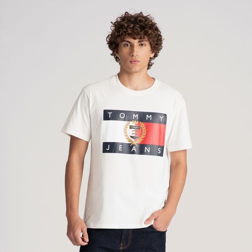 Camiseta Bandeira Brasão Tommy Jeans