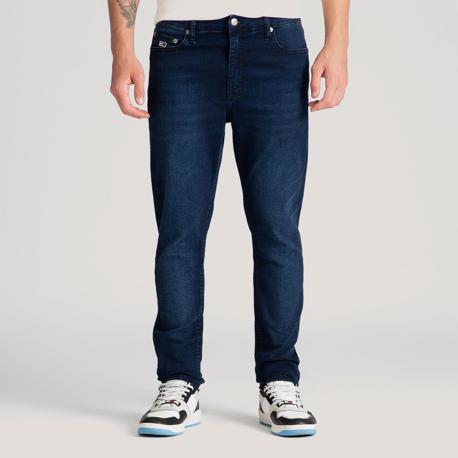 Jeans Slim Fit CalÃ§a Jeans Tommy Hilfiger Masculina Skinny Jeans