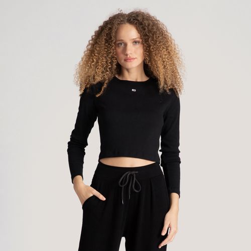 Camiseta Manga Longa Bandeira Tommy Jeans