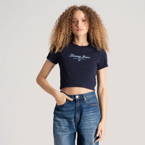 Cropped Logo Cursivo Tommy Jeans