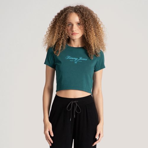 Cropped Logo Cursivo Tommy Jeans