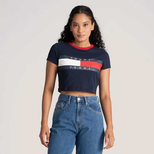 Cropped Bandeira Tommy Jeans