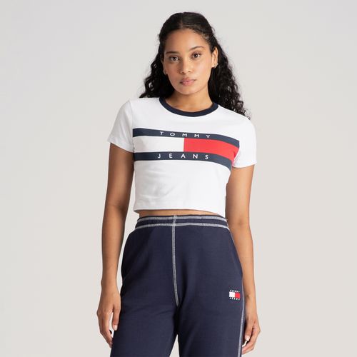Cropped Bandeira Tommy Jeans