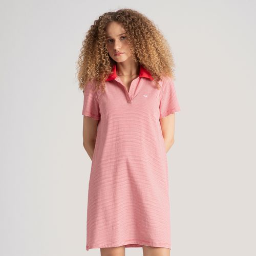 Vestido Polo Listrado Tommy Jeans