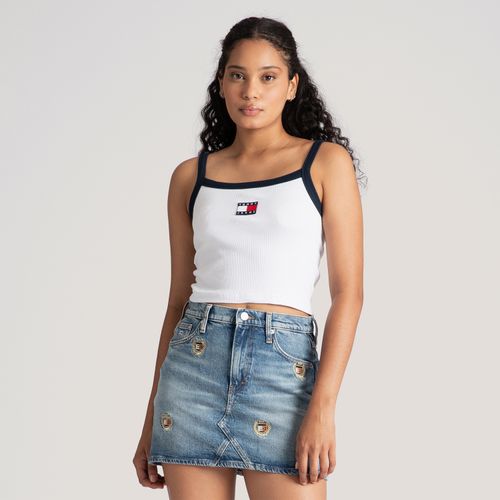 Regata Cropped Bandeira Tommy Jeans
