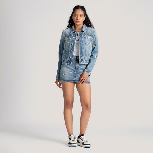Jaqueta Jeans Brasão Tommy Jeans