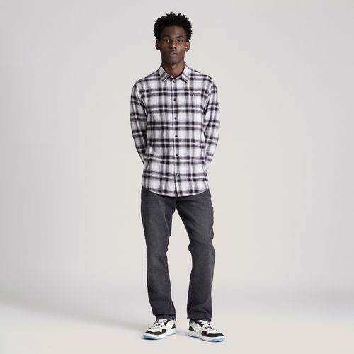 Camisa Regular Oxford Xadrez Tommy Jeans