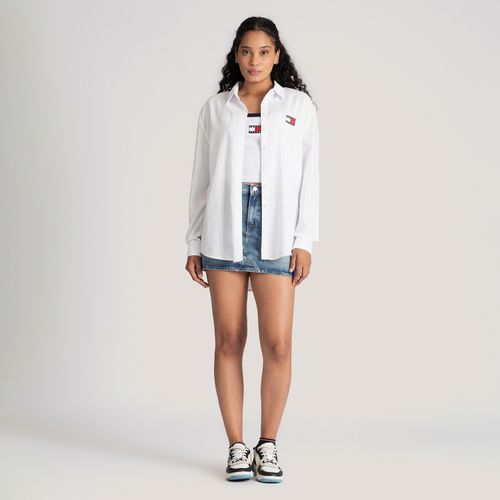 Camisa Oversized Bandeira Tommy Jeans