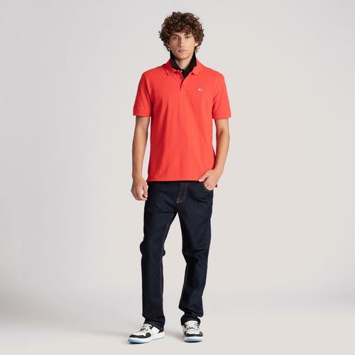 Polo Regular Piquê Duplo Tommy Jeans