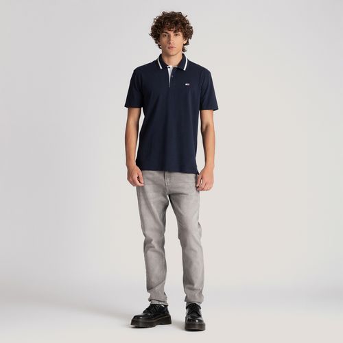 Polo Regular Gola Jacquard Tommy Jeans