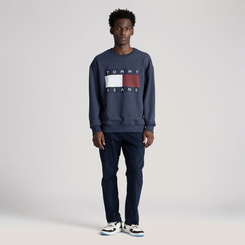 Moletom Relaxed Bandeira Tommy Jeans
