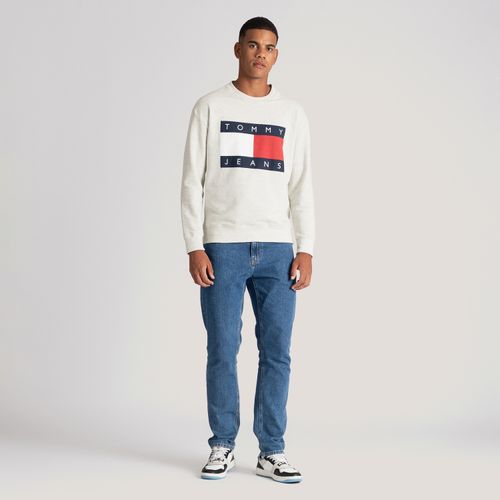 Moletom Relaxed Bandeira Tommy Jeans