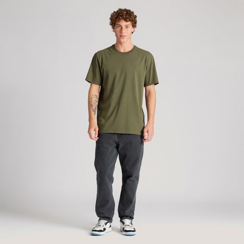 Camiseta Clássica Gola C Tommy Jeans