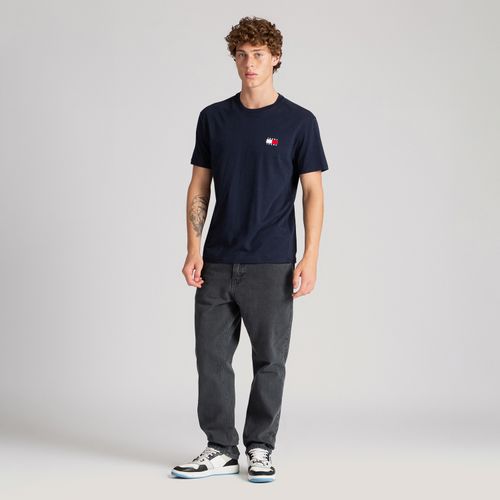 Camiseta Bandeira Bordada Tommy Jeans