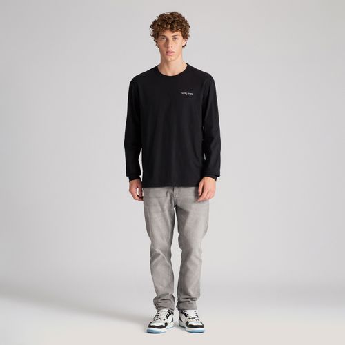 Camiseta Manga Longa Logo Linear Tommy Jeans