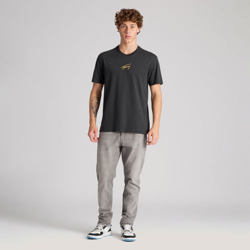 Camiseta Assinatura Dourada Tommy Jeans