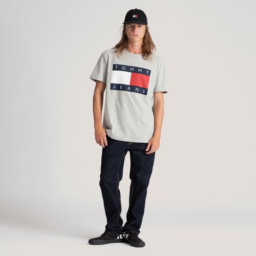 Camiseta Mescla Bandeira Tommy Jeans
