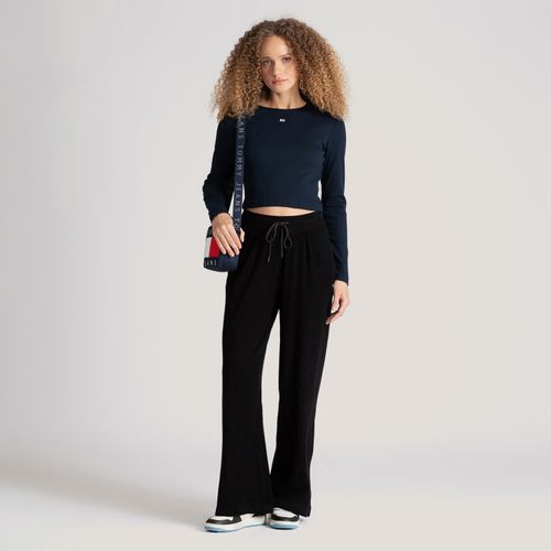 Camiseta Manga Longa Bandeira Tommy Jeans