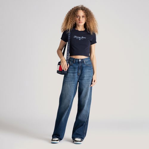 Cropped Logo Cursivo Tommy Jeans