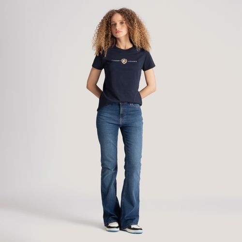 Camiseta Brasão Logo Tommy Jeans