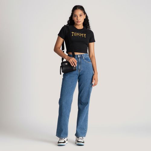 Cropped Logo Glitter Tommy Jeans