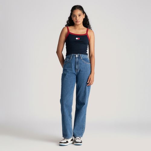 Regata Cropped Bandeira Tommy Jeans