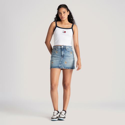 Regata Cropped Bandeira Tommy Jeans