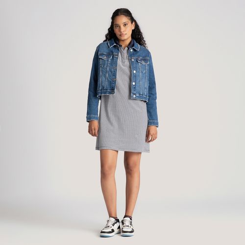 Jaqueta Trucker Cropped Tommy Jeans