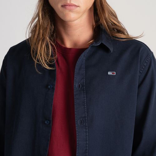 Camisa Oxford Stonada Tommy Jeans
