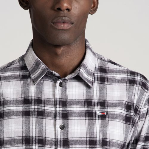 Camisa Regular Oxford Xadrez Tommy Jeans