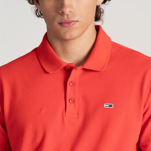 Polo Regular Piquê Duplo Tommy Jeans