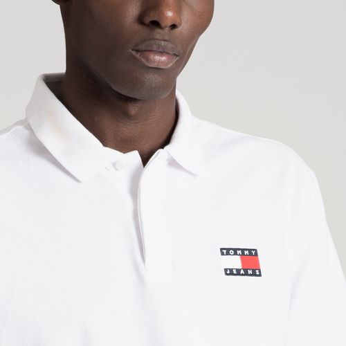 Polo Regular Bandeira Tommy Jeans