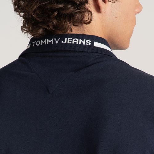 Polo Regular Gola Jacquard Tommy Jeans