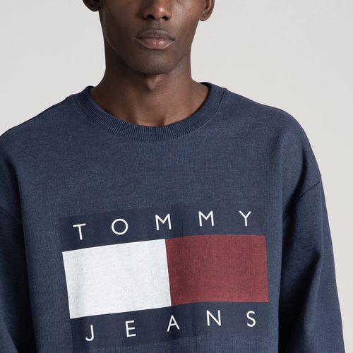 Moletom Relaxed Bandeira Tommy Jeans