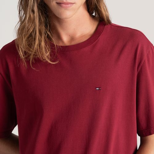 Camiseta Clássica Gola C Tommy Jeans