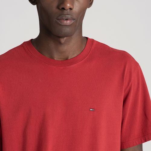 Camiseta Clássica Gola C Tommy Jeans