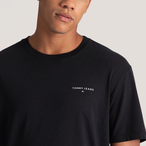 Camiseta Mini Logo Linear Tommy Jeans